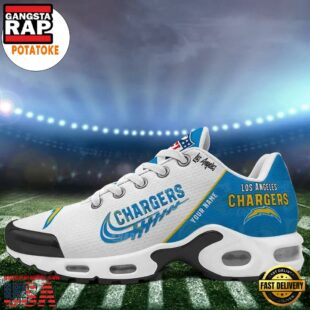 Customize Your Name with Los Angeles Chargers Air Max Plus Shoes