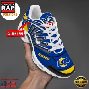 Customize Your Name with Los Angeles Rams Air Max Plus Shoes