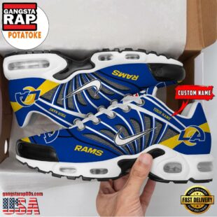 Customize Your Name with Los Angeles Rams Air Max Plus Shoes