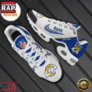 Customize Your Name with Los Angeles Rams Air Max Plus Shoes