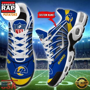 Customize Your Name with Los Angeles Rams Air Max Plus Shoes