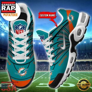 Customize Your Name with Miami Dolphins Air Max Plus Shoes