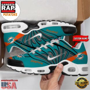 Customize Your Name with Miami Dolphins Air Max Plus Shoes