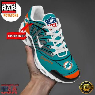 Customize Your Name with Miami Dolphins Air Max Plus Shoes