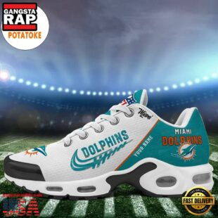 Customize Your Name with Miami Dolphins Air Max Plus Shoes