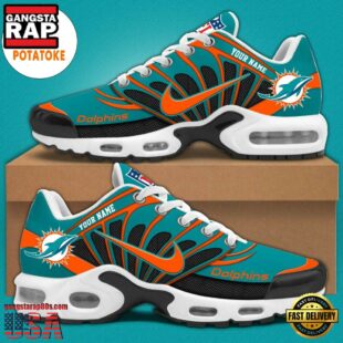 Customize Your Name With Miami Dolphins Air Max Plus Sneakers