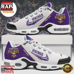 Customize Your Name with Minnesota Vikings Air Max Plus Shoes