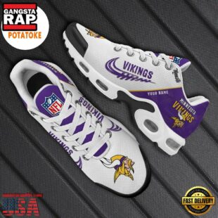 Customize Your Name with Minnesota Vikings Air Max Plus Shoes