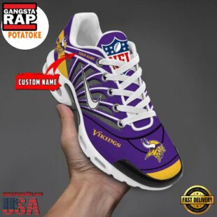 Customize Your Name With Minnesota Vikings Air Max Plus Sneakers