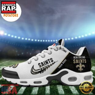 Customize Your Name with New Orleans Saints Air Max Plus Shoes