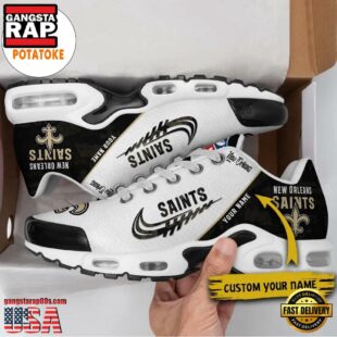 Customize Your Name with New Orleans Saints Air Max Plus Shoes