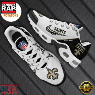 Customize Your Name with New Orleans Saints Air Max Plus Shoes