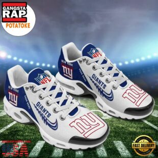 Customize Your Name with New York Giants v2 Air Max Plus Shoes