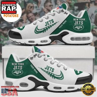 Customize Your Name with New York Jets Air Max Plus Shoes