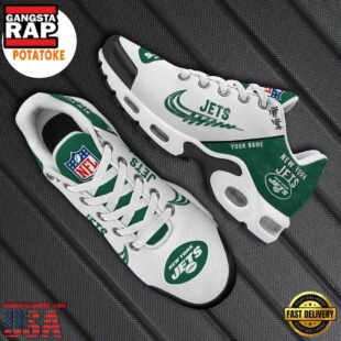 Customize Your Name with New York Jets Air Max Plus Shoes