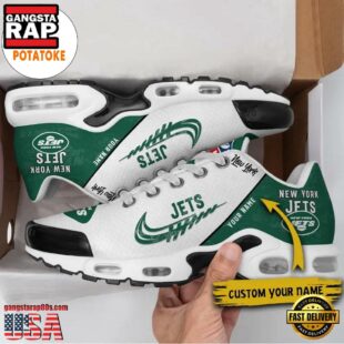 Customize Your Name with New York Jets Air Max Plus Shoes