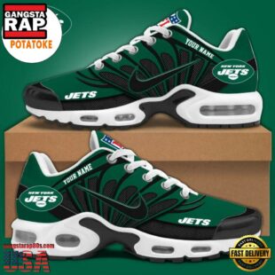 Customize Your Name With New York Jets Air Max Plus Sneakers