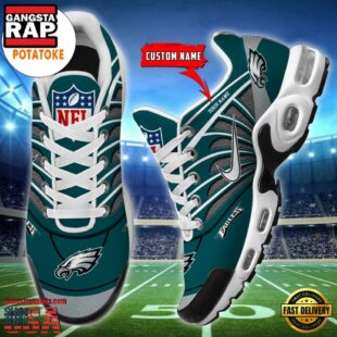 Customize Your Name with Philadelphia Eagles Air Max Plus Shoes