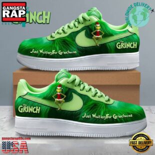 Cute The Grinch Air Force 1 Shoes Gift For Men Women