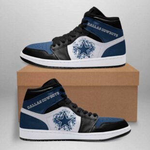 Dallas Cowboys Logo NFL JD1 Boot Sneakers Shoes