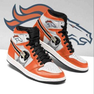 Denver Broncos Jack Skellington NFL JD1 Boot Sneakers Shoes