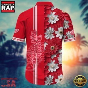 Detroit Red Wings NHL Hawaiian Shirt