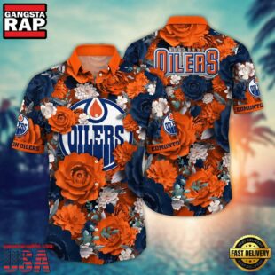 Edmonton Oilers NHL Hawaiian Shirt