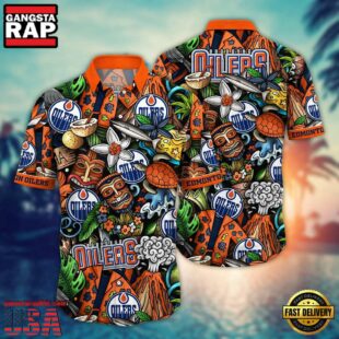 Edmonton Oilers NHL Hawaiian Shirts