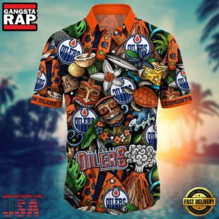 Edmonton Oilers NHL Hawaiian Shirts