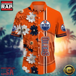 Edmonton Oilers NHL Summer Hawaiian Shirt