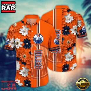 Edmonton Oilers NHL Summer Hawaiian Shirt