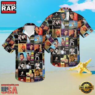 Elvis Presley 3D Album Unisex Hawaiian Shirt