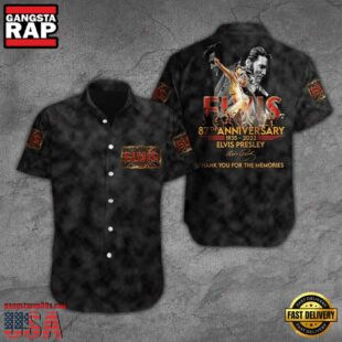 Elvis Presley 87TH Anniversary Unisex Hawaiian Shirt