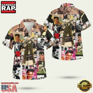 Elvis Presley Album Cover Unisex Hawaiian Shirt