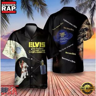 Elvis Presley Aloha from Hawaii via Satellite Unisex Hawaiian Shirt