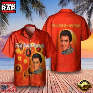 Elvis Presley Elvis Golden Records Album Unisex Hawaiian Shirt