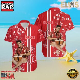 Elvis Presley Guitar Music Sing Song Aloha Summer Unisex Hawaiian Shirt