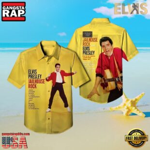 Elvis Presley Jailhouse Rock Unisex Hawaiian Shirt