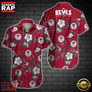 Elvis Presley Long Live The King Unisex Hawaiian Shirt