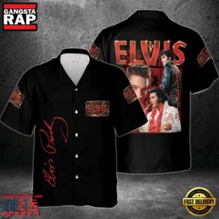 Elvis Presley Performance Unisex Hawaiian Shirtwith Signature