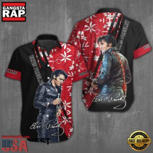 Elvis Presley Personalize Hawaiian 3D Shirt