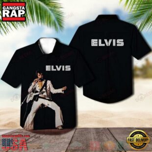 Elvis Presley Shows Unisex Hawaiian Shirt