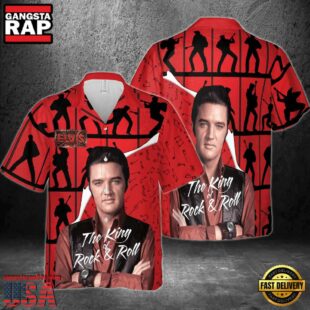 Elvis Presley The King Of Rock & Roll Hawaiian 3D Shirt