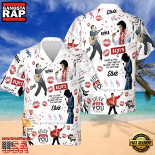 Elvis Presley The King of Rock Vacation Unisex Hawaiian Shirt