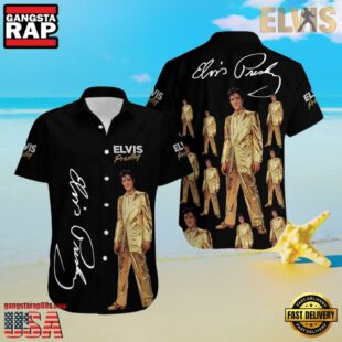 Elvis Presley The King Unisex Hawaiian Shirt