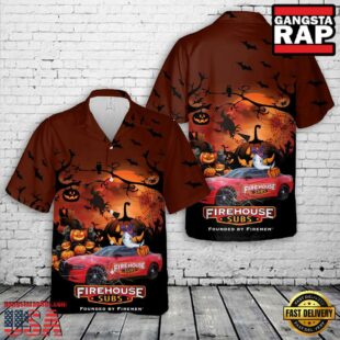 Firehouse Subs Halloween Hawaiian Shirt