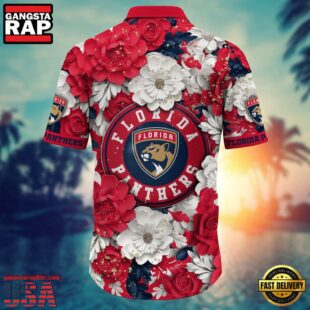 Florida Panthers Red NHL Hawaiian Shirt