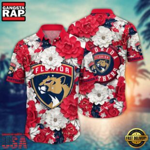 Florida Panthers Red NHL Hawaiian Shirt