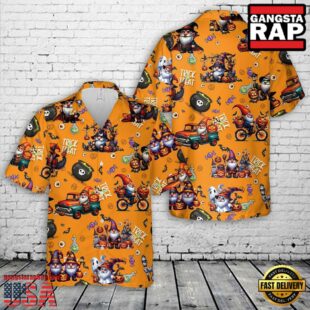 Gnomes Halloween Hawaiian Shirt