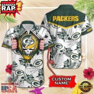 Grateful Dead Green Bay Pack 49ers Personalized Unisex Hawaiian Shirt